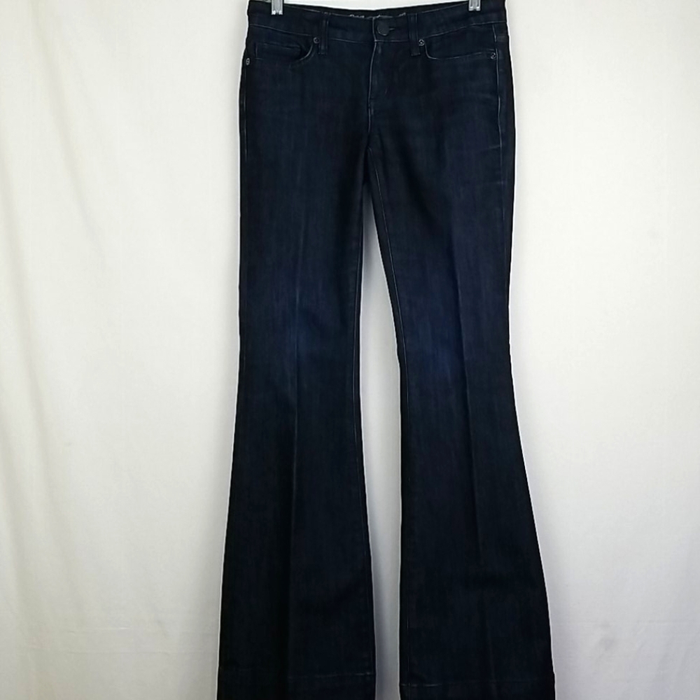 Martin + Osa Dark Wash Flared Leg Stretch Jeans 27